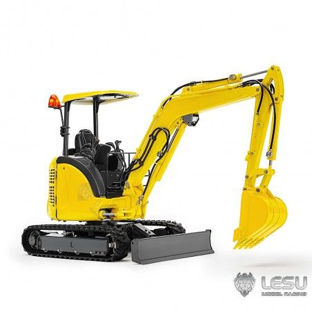 Lesu;Assembled Excavator BA-B0003-RTR PC30 Small hydraulic Excavator (6-way reversing valve) (Built and painted without radio)