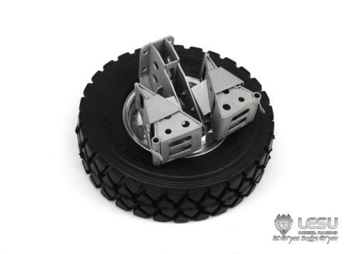 Lesu;Chassis G-6152 Spare wheel and chock mounts