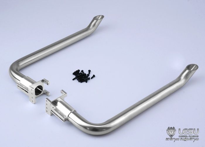 Lesu;Cab Accessory GW-K010 Tall exhausts with angled ends