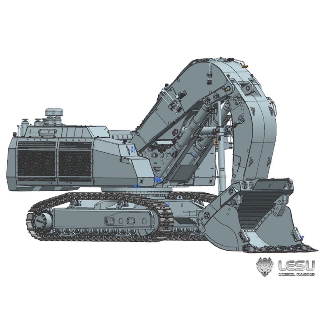 Lesu;Assembled Excavator BA-B0010 Aoue 9150 Face shovel (Built and painted)