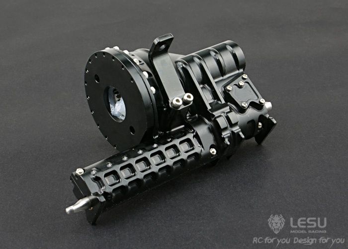 Lesu;Gearbox F-5015 3 speed gearbox (15:1, 10.2:1, 6:1)