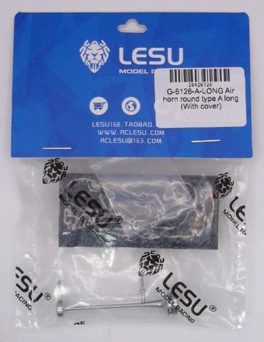 Lesu;Cab Accessory G-6126-A-LONG Air horn round type A long (With cover)