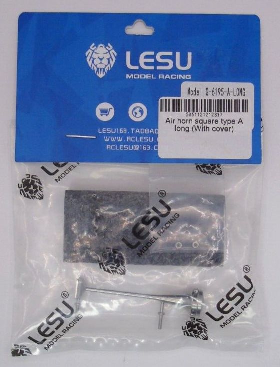 Lesu;Cab Accessory G-6195-A-LONG Air horn square type A long (With cover)