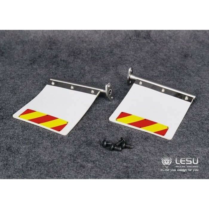 Lesu;Chassis GW-K003-WHITE Mud flaps (white)