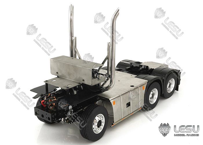 Lesu;Chassis LS-Z0006 Volvo 6x6 chassis with twin exhausts and chassis mounted lockers