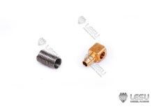 Lesu;Hydraulic Parts Y-1534-B1 4mm flex to 3mm solid tube 90 degree fitting
