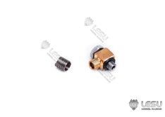 Lesu;Hydraulic Parts Y-1533-A M3 banjo to 2.5mm solid tube 90 degree fitting