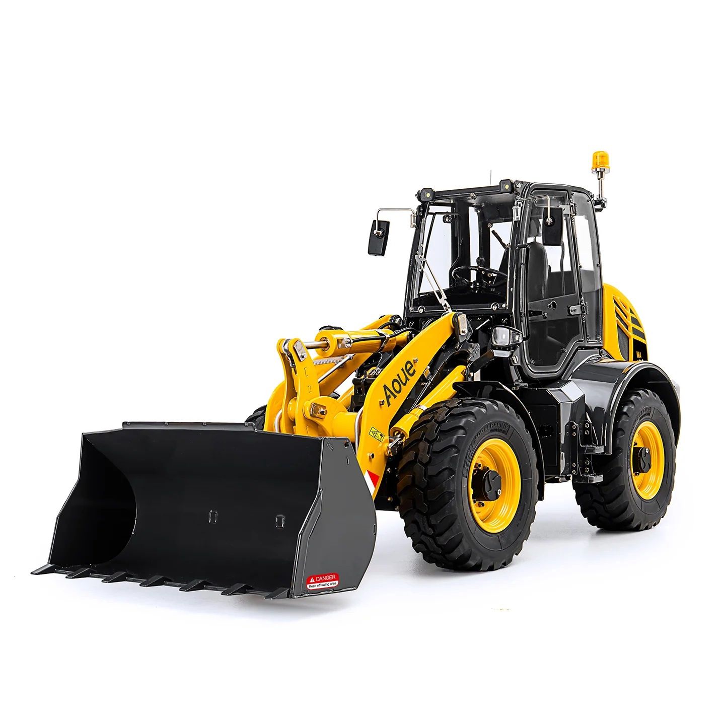 Lesu;Assembled Excavator RD-A0021-RTR WA100 wheeled loader built and painted