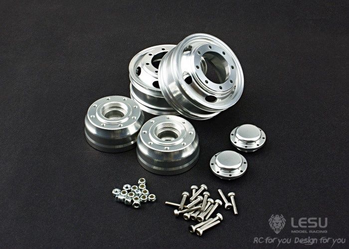 Lesu;Wheels W-2009 Front wheels silver (pair)