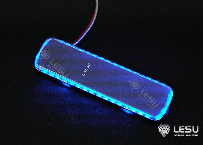 Lesu;Lighting S-1311-B Short rectangular roof light beacon (Blue)