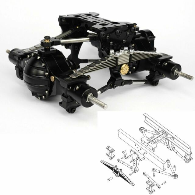 Lesu;Suspension X-8002-B Standard height leaf spring dual rear axle suspension system