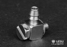 Lesu;Hydraulic Parts Y-1511-M3B M3 banjo to 4x2.5mm flex tube 90 degree fitting