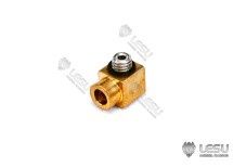 Lesu;Hydraulic Parts Y-1530-D M5 banjo to 4mm solid tube 90 degree fitting