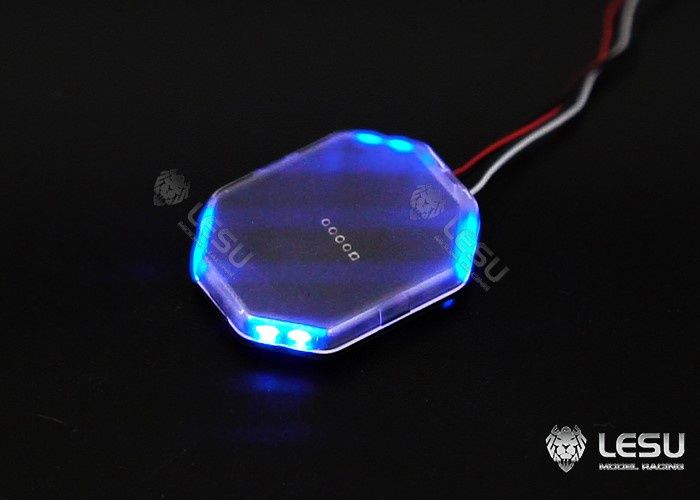 Lesu;Lighting S-1312-B Octagonal roof light beacon (Blue)