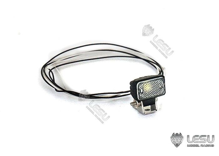 Lesu;Lighting S-1284 Small rectangular spotlight on hinged mount