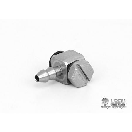 Lesu;Hydraulic Parts Y-1519-M3B M3 banjo to 3mm flex tube 90 degree fitting