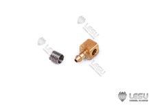 Lesu;Hydraulic Parts Y-1533-B1 3mm flex to 2.5mm solid tube 90 degree fitting