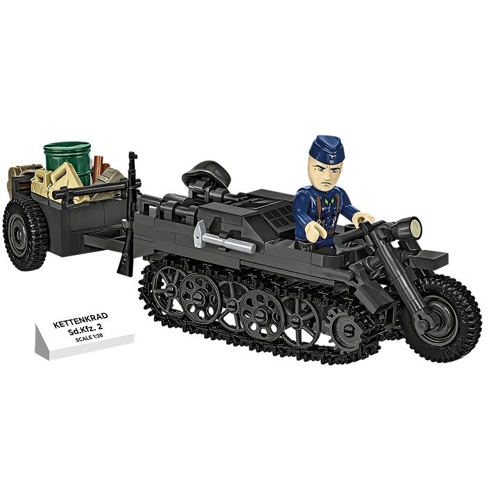Kettenkrad with Trailer (243 Bricks)