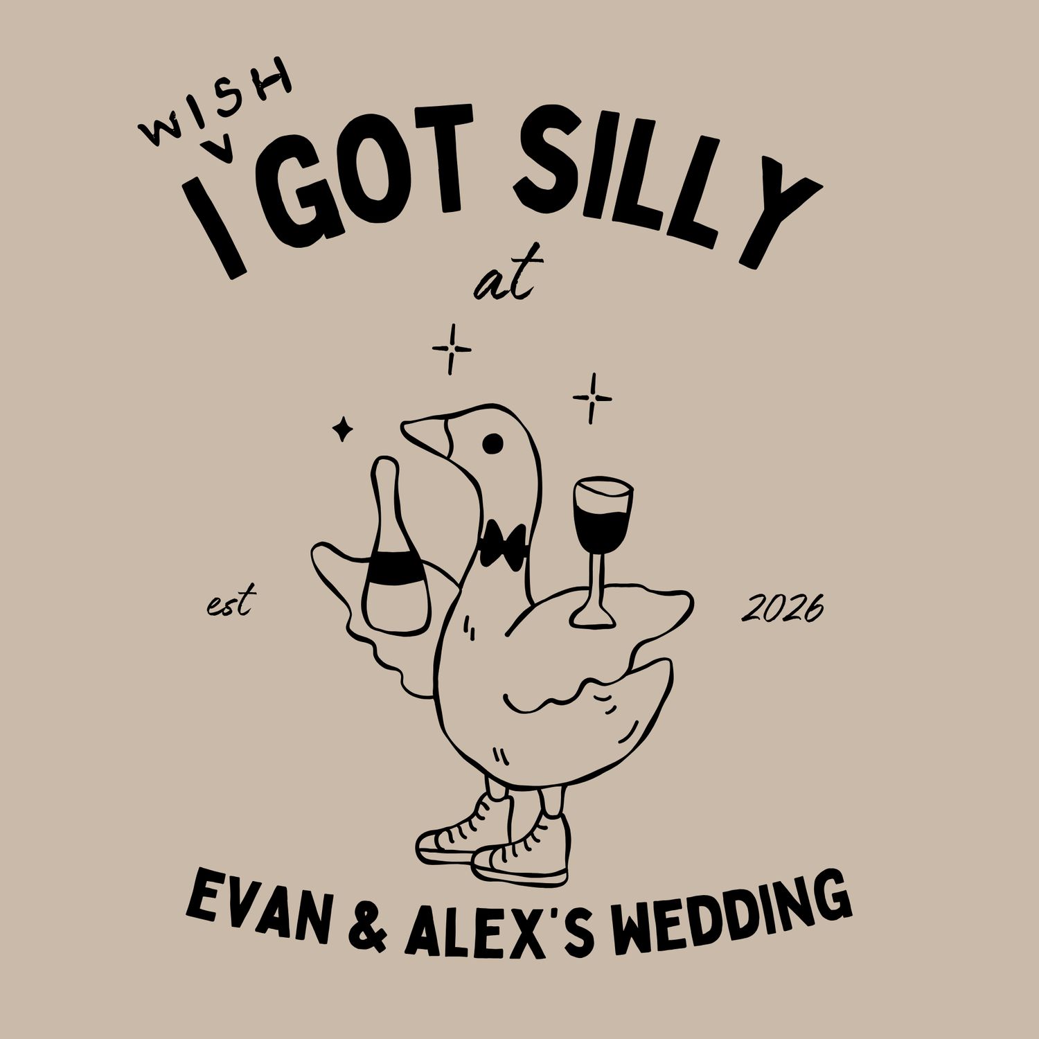 I Got Silly T-Shirt -Beige