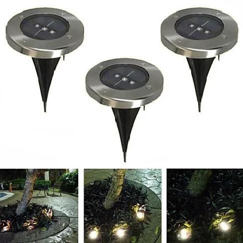 Buy As: 3 Lights - Runway Solar 3 LED Inground Lights
