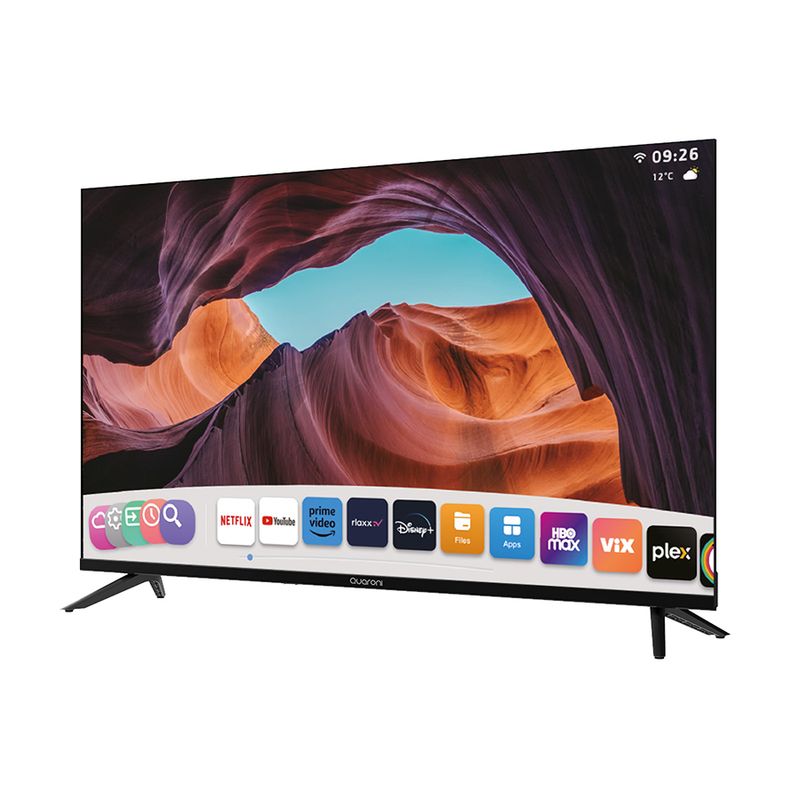 TELEVISION SMART QUARONI WHALE FHD 40 3 HDMI / 2 USB / RCA / OPTICO / 3.5MM 60HZ