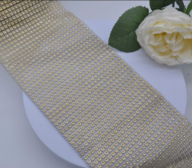 Mesh Rhinestone Net Bling