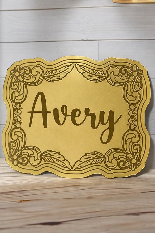 Engraved Acrylic Buckle