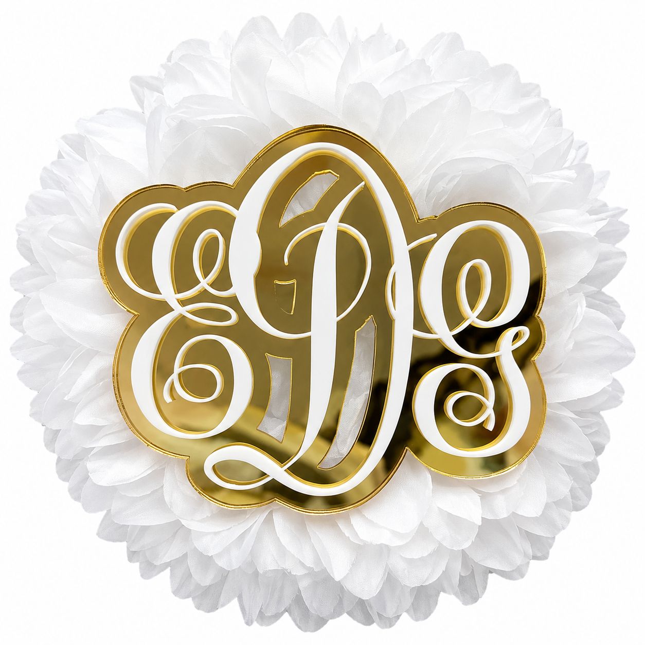 Double Layered Acrylic Monogram