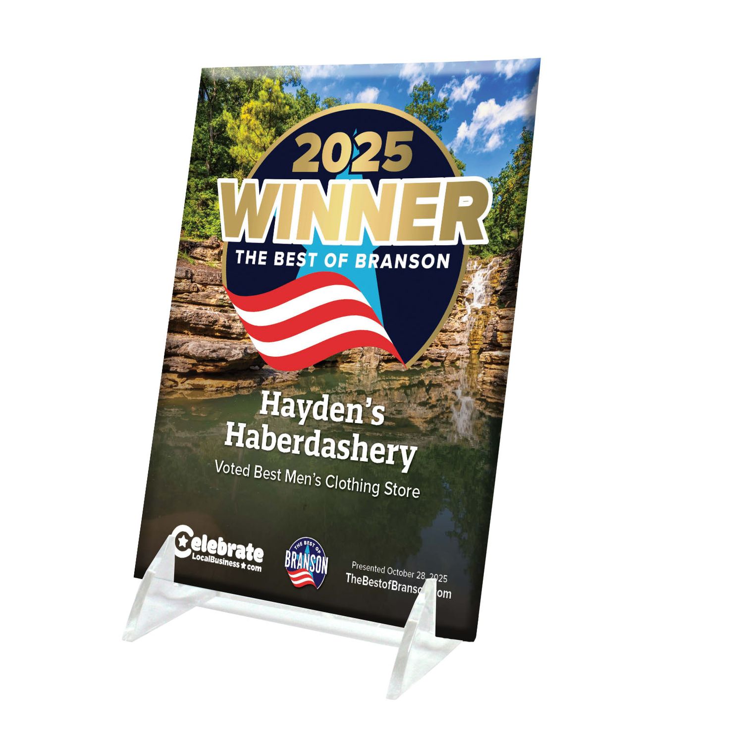 Crystal Keepsake Plaque