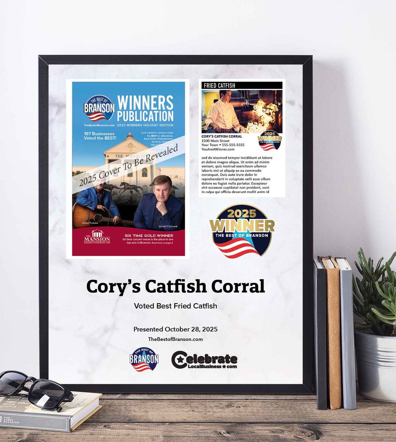 Winner's Cover Premium Plaque