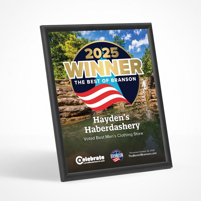 Winner's Modern Plaque