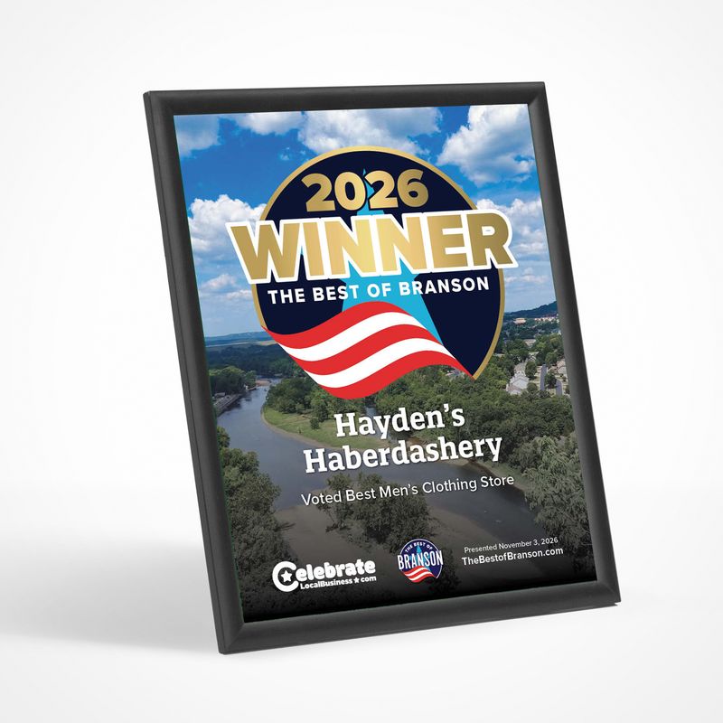 Winner's Modern Plaque