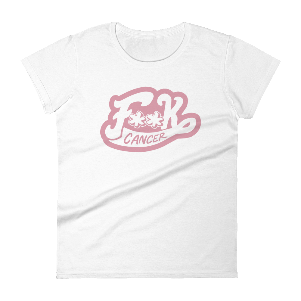 (NON-EXPLICIT) F**K CANCER Women's Cut T (NON-EXPLICIT) F**K CANCER Women's Cut T