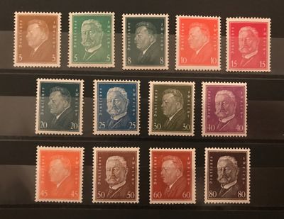 1928 : Presidents - Michel 410/422 - MNH - value 1.200 euro