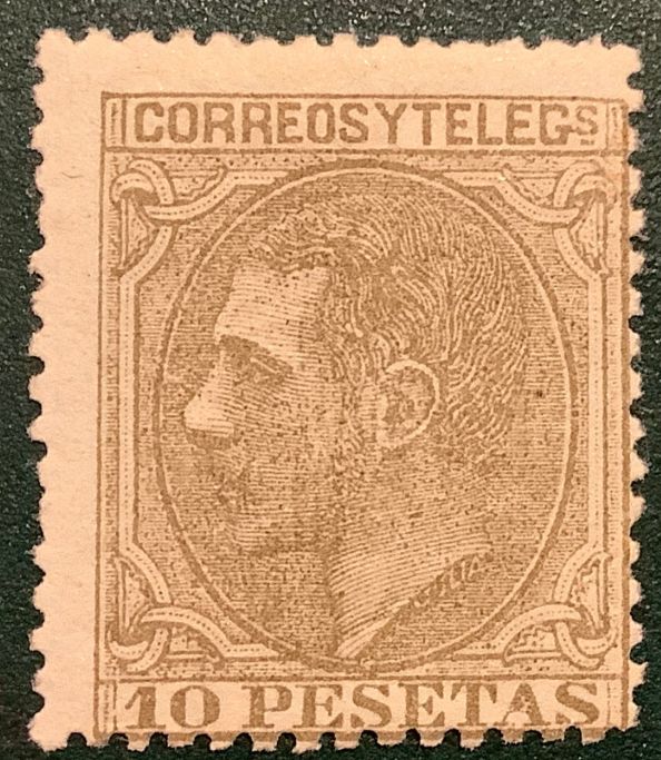 1879 : 10 Pta Alfonso XII - Edifil 209 - MH - Value 1.650 euro