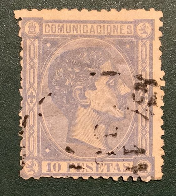 1875 - 10Pta Alfonso XII - Edifil 171 - value 1.600 euro