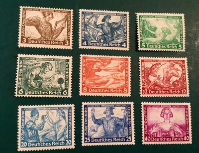 1933 : Opera of Wagner - Michel 499/507 - MNH - Value 2.500 euro