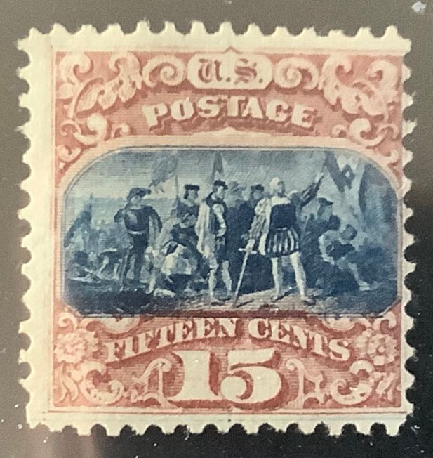 1869 : 15 cent landing of Colomb type I - Michel 32 Ix - MH - Value 7.000 euro