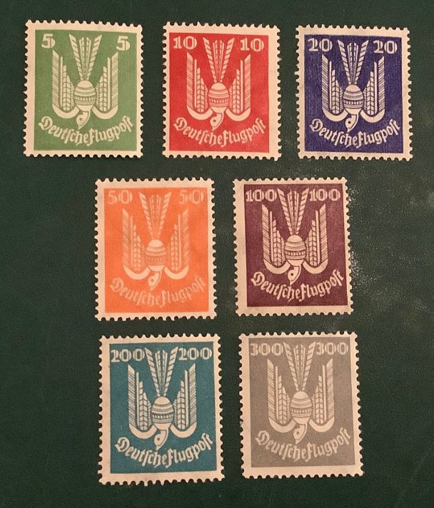 1924 : Holztaube - Michel 344/350 - MNH - Value 1.500 euro
