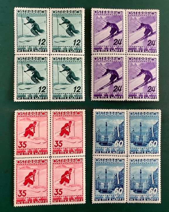 1936 : FIS II in bloc of 4 - Michel 623/626 - MNH - Value : +650 euro