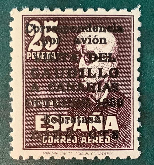 1951 : Visit of Claudio to the Canaries - Edifil 1090 - MNH - Value 650 euro