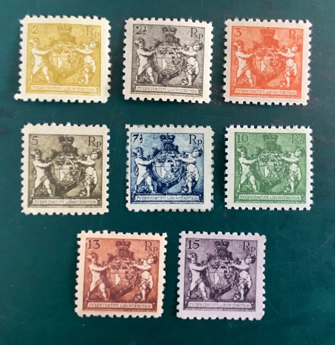 1921 : Coat of Arms in perforation 9,5 - Michel 42/52A - MNH - Value : 1.900 euro