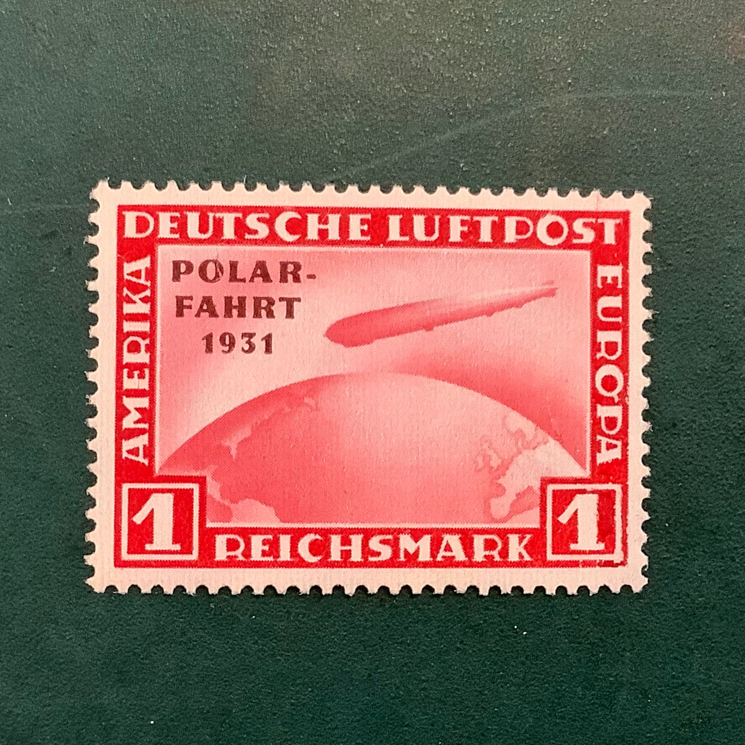 1931 : 1Mark Polar Farth signed Buhler - Michel 456 - MNH - Value : 700
