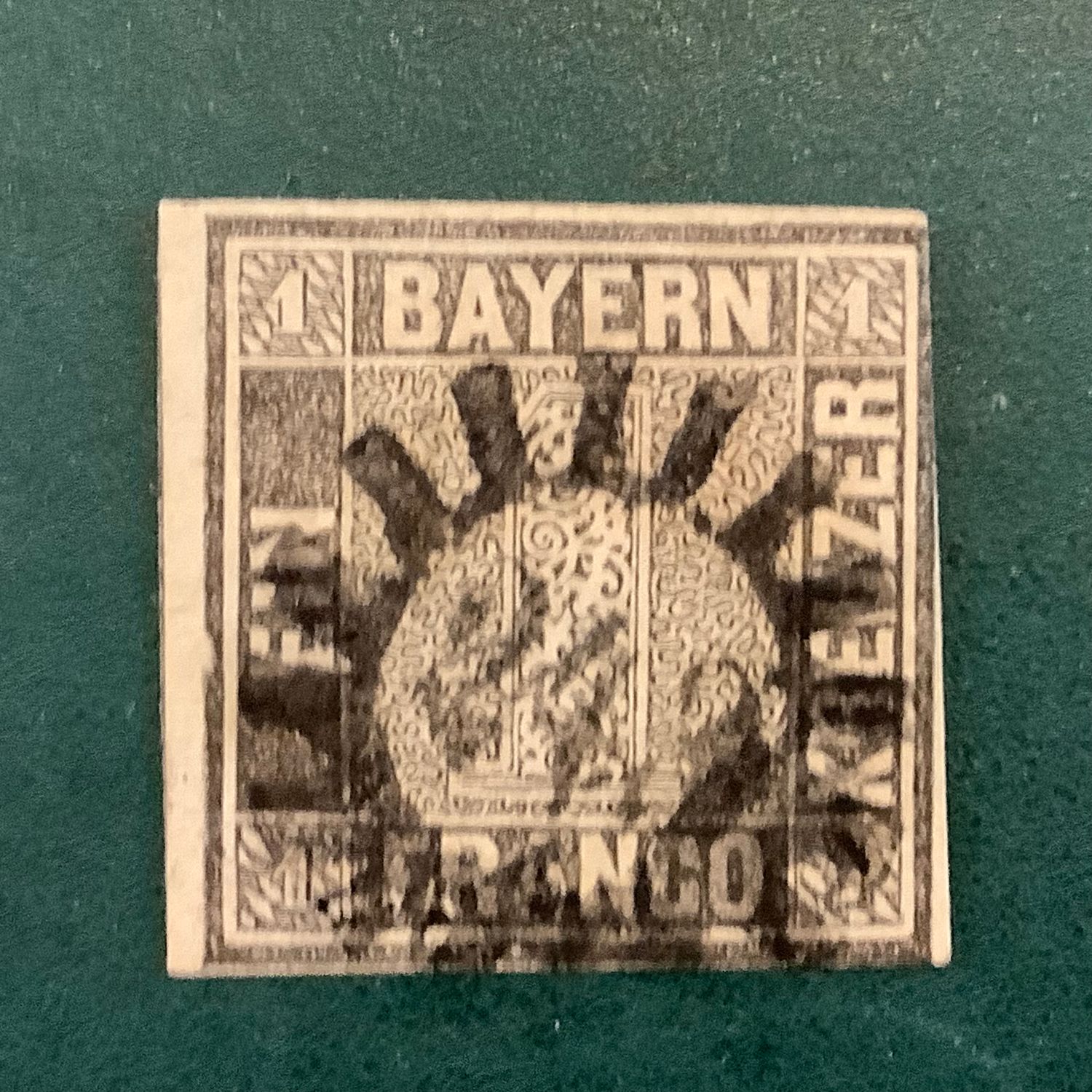 1849 : Bayern Einsel multiple signature - Michel 1 - Value : 3.500