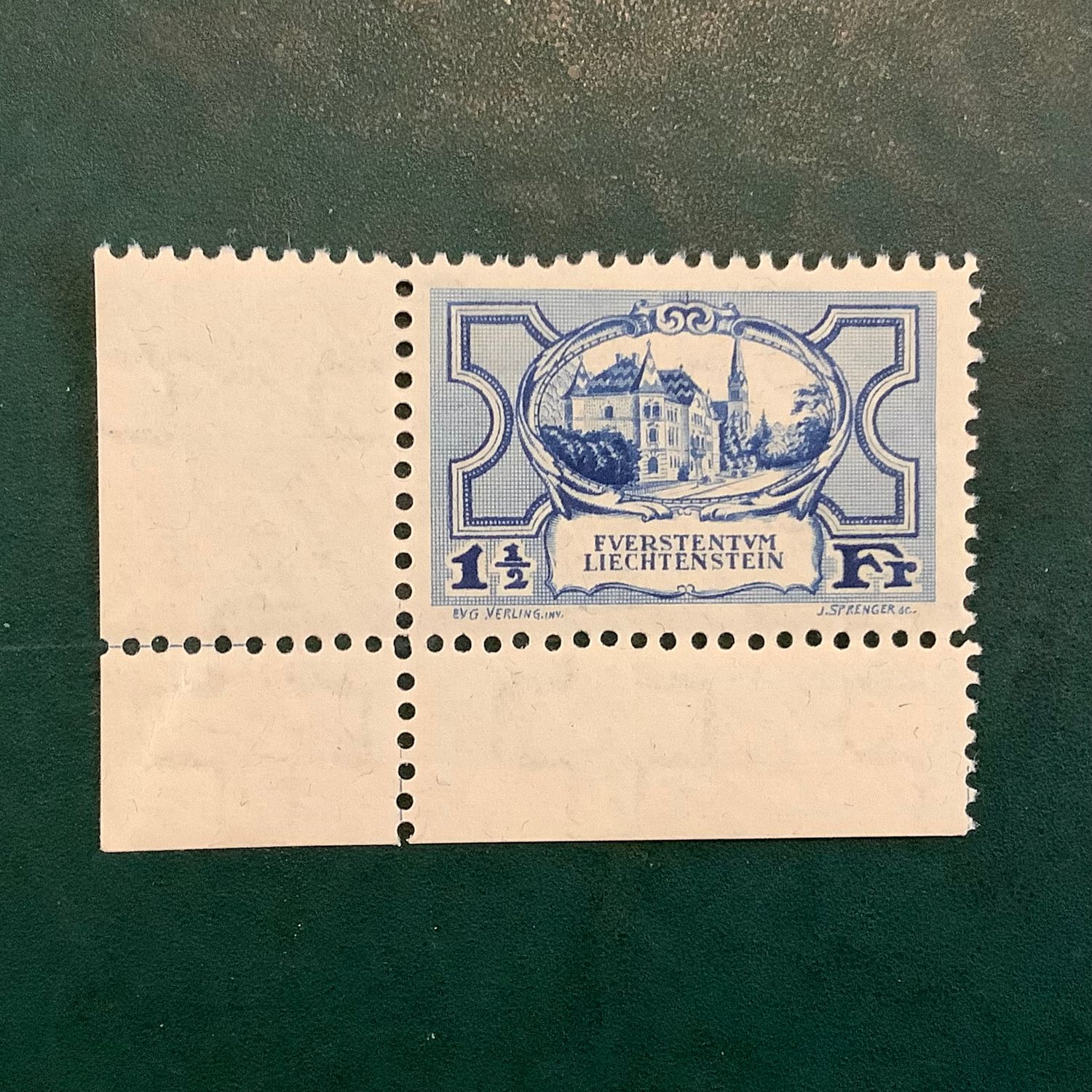 1925 : Castle Vaduz - Michel 71 - MNH - Value 360