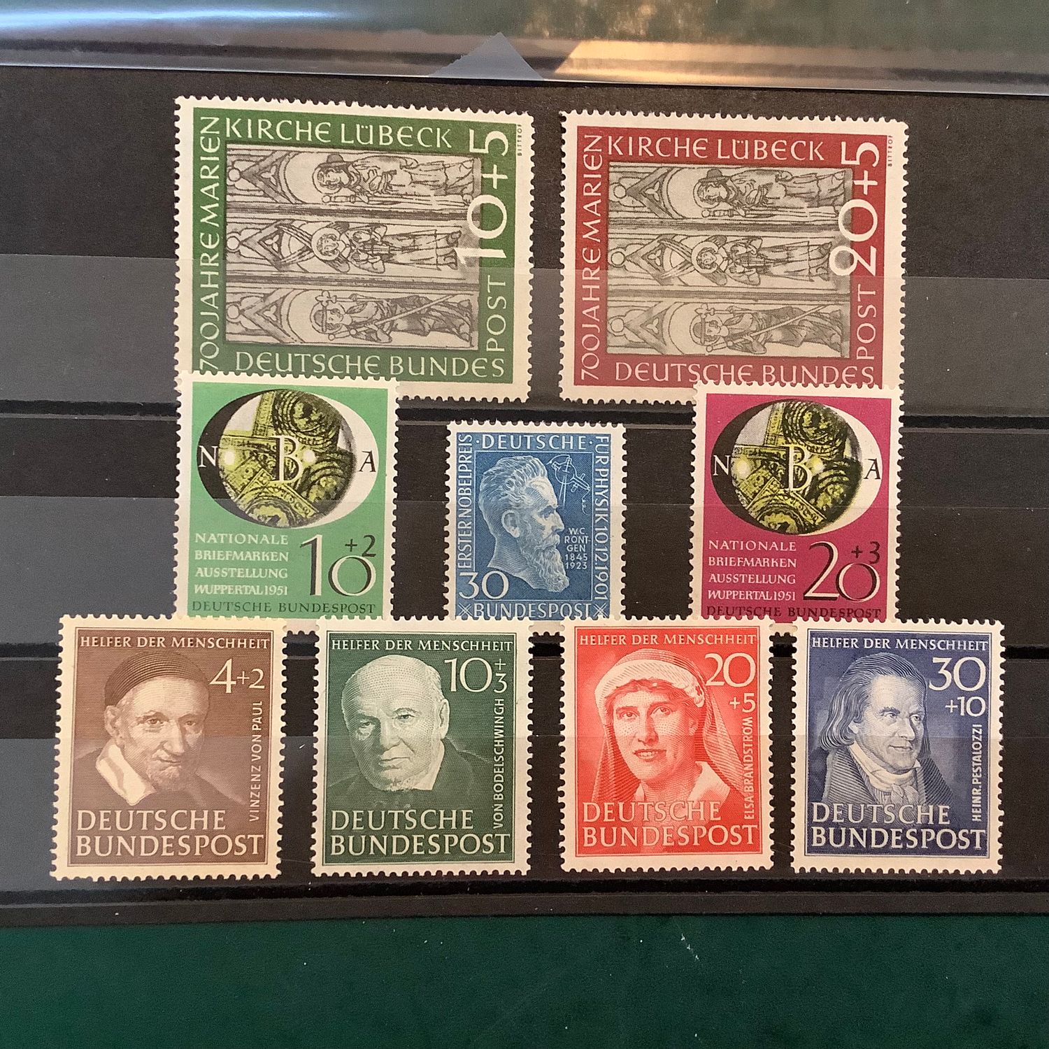 1951 : Year without Posthorn - Michel 139/147 - MNH - Value : 530