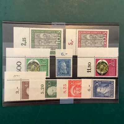 1951 : Yearset without Posthorn with OR - Michel 139/147 - MNH - Value : ++530 euro
