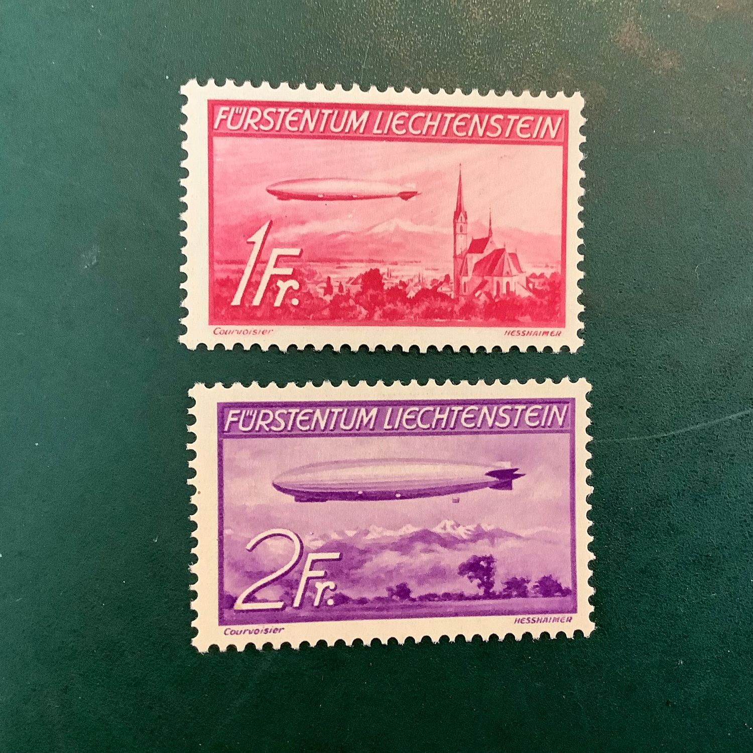 1936 : Zeppelins - Michel 149/150 - MNH - Value : 260