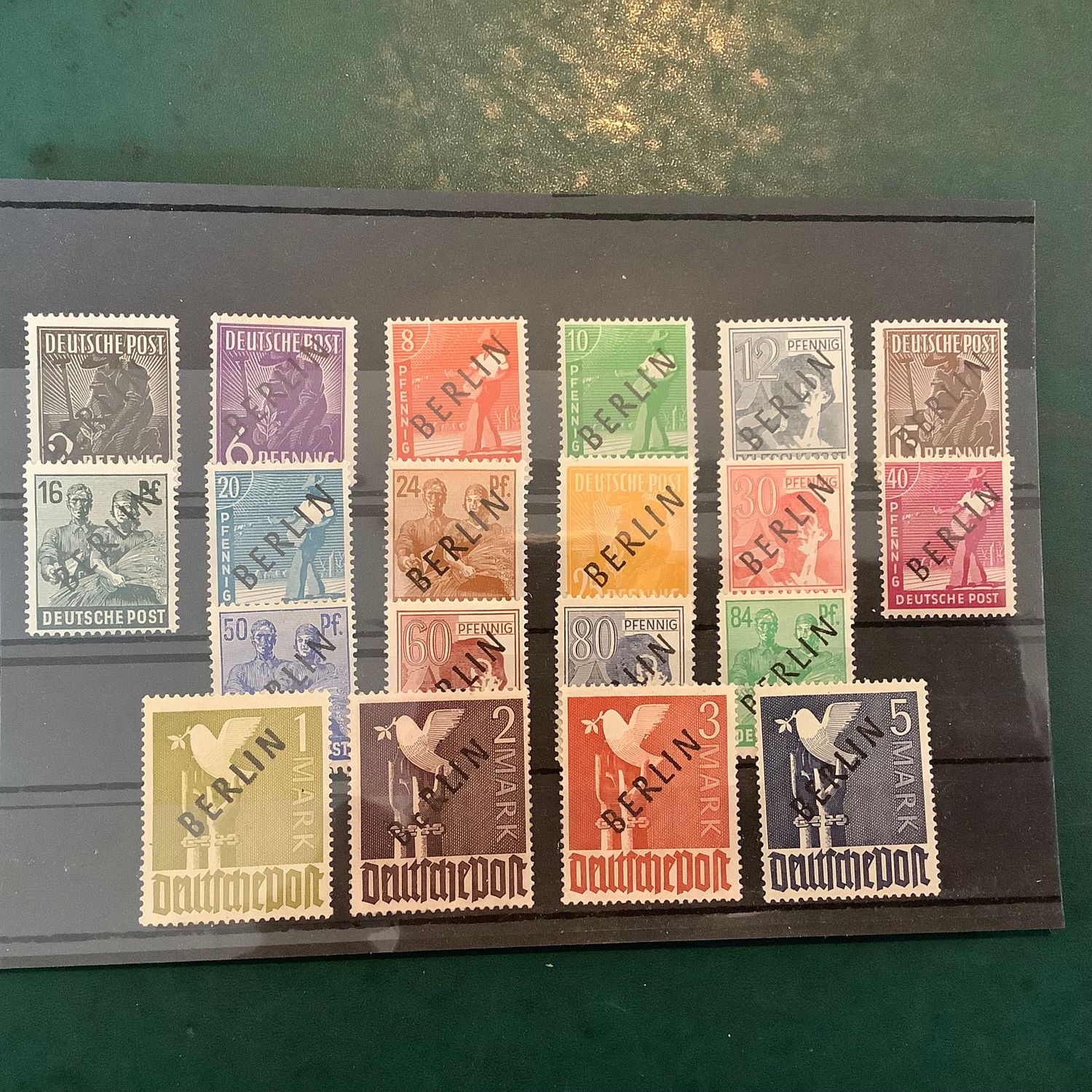 1948 : Black overprint - Michel 1/18 - MNH - Value : 360
