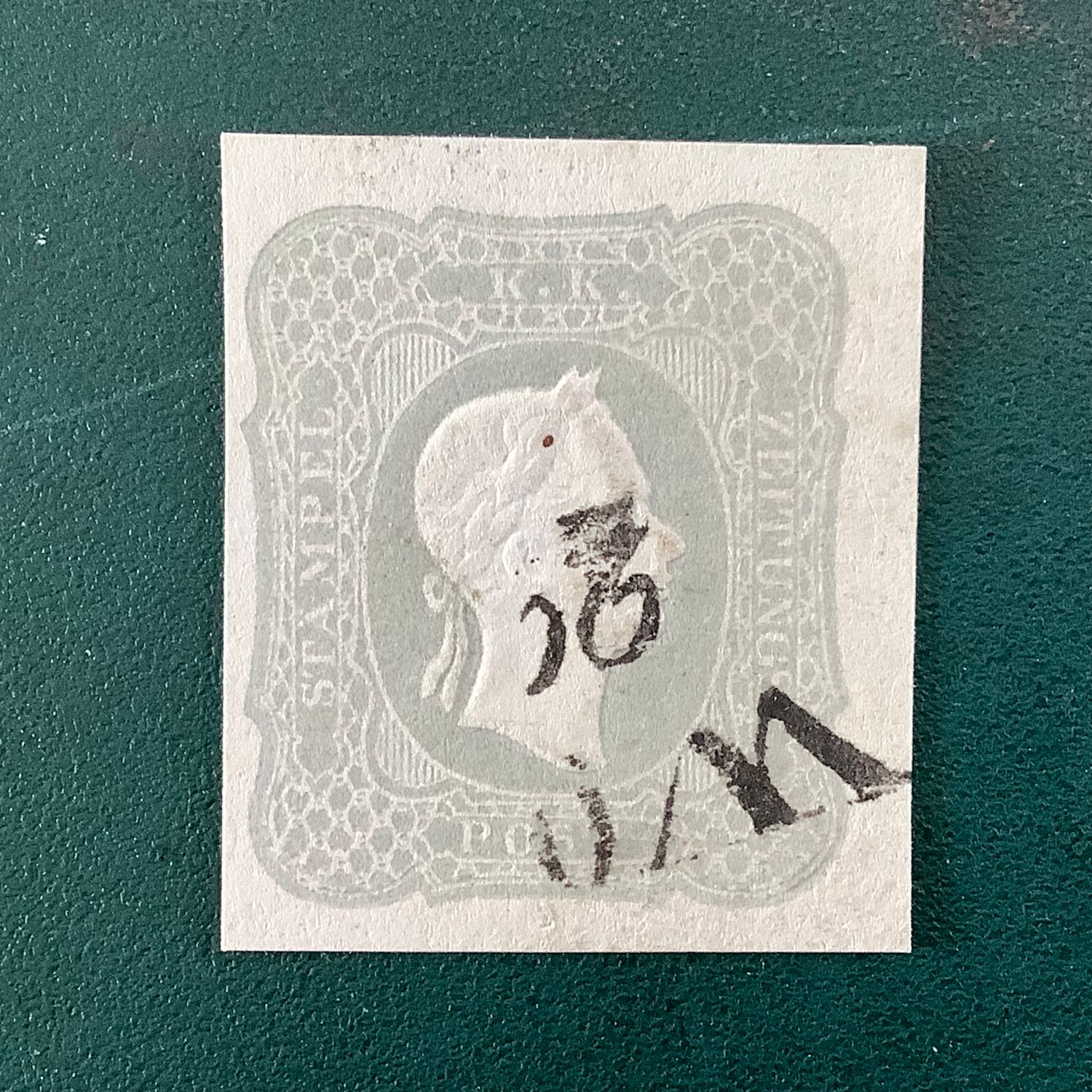1861 : Newspaper stamp - Michel 8 - Value : 250